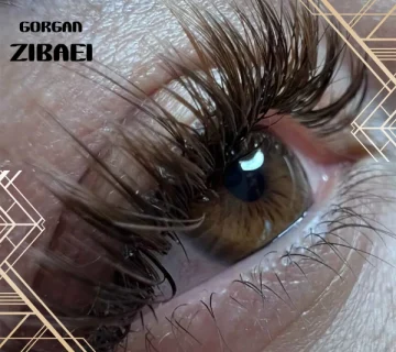 اکستنشن مژه قهوه ای در گرگان 905576984