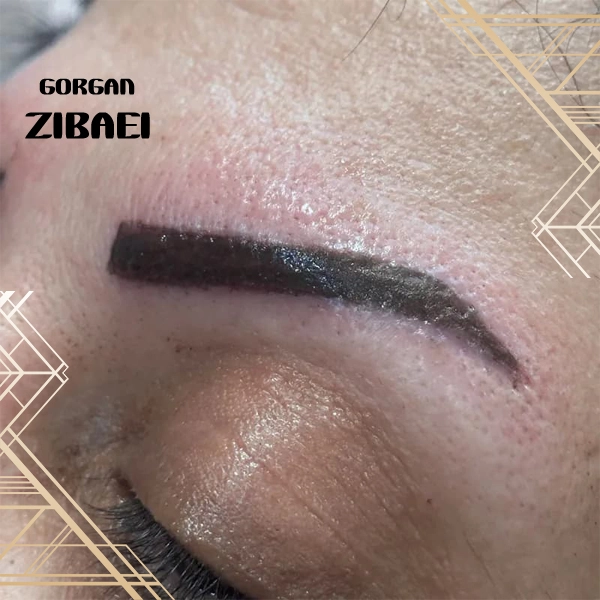 تتو ابرو با فرم دهی و رنگ دلخواه مشتری در گرگان 6090594