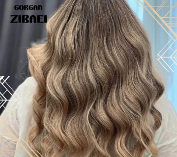 بالیاژ دخترونه جذاب با رنگساژ گرم در گرگان 984560676