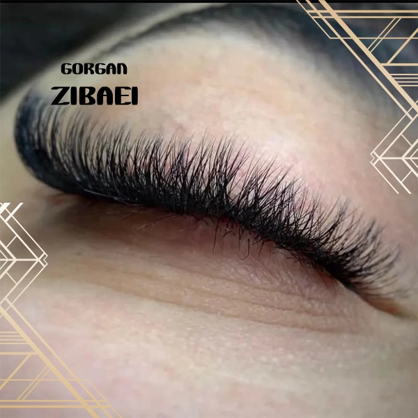 اکستنشن مگا والیوم با چسب ضد حساسیت در گرگان 05869456